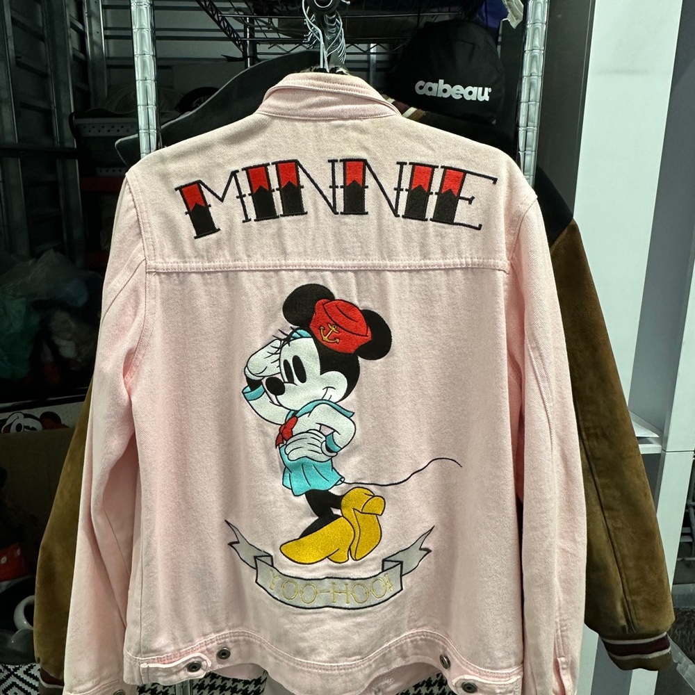 Disney Pink Minnie Mouse Jean Jacket